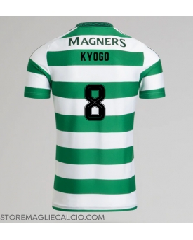 Celtic Kyogo Furuhashi #8 Maglia Gara Casa Repliche 2024-25 Maniche Corte